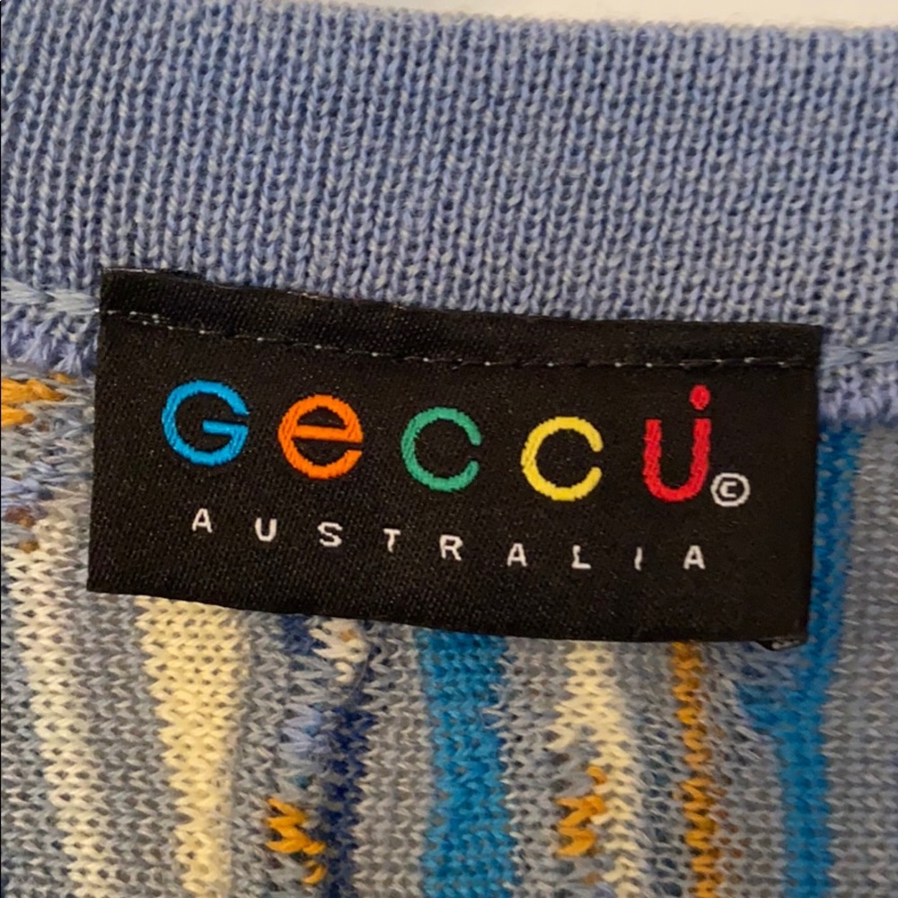 Chunky patterned knit Australian cardigan - Picture 4 of 4